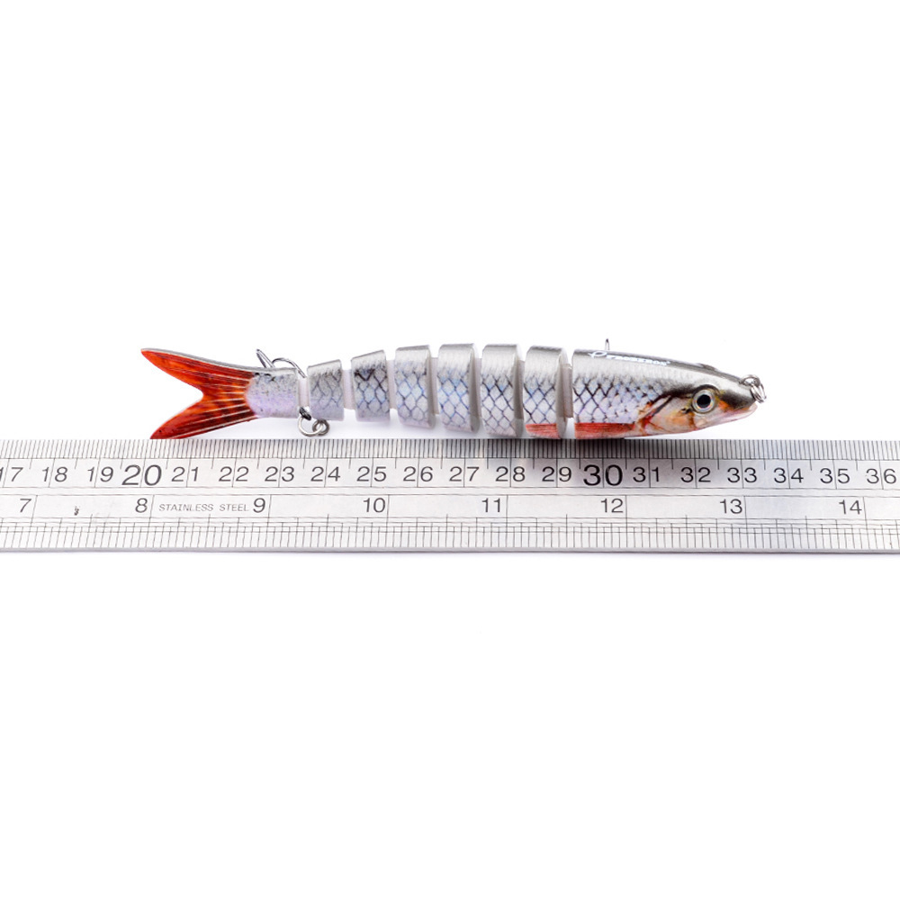 Multi-Jointed Fishing Lure Realistic Hard Bait for Trolling & Carp Fishing