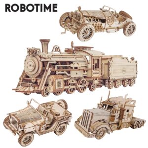 3D Wooden Puzzle Model Toys