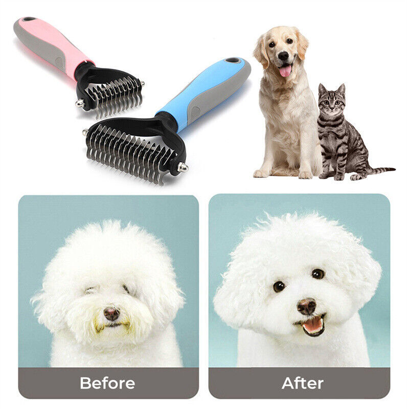 Double-Sided Pet Grooming Brush – Shedding, Dematting & Fur Removal - Image 10