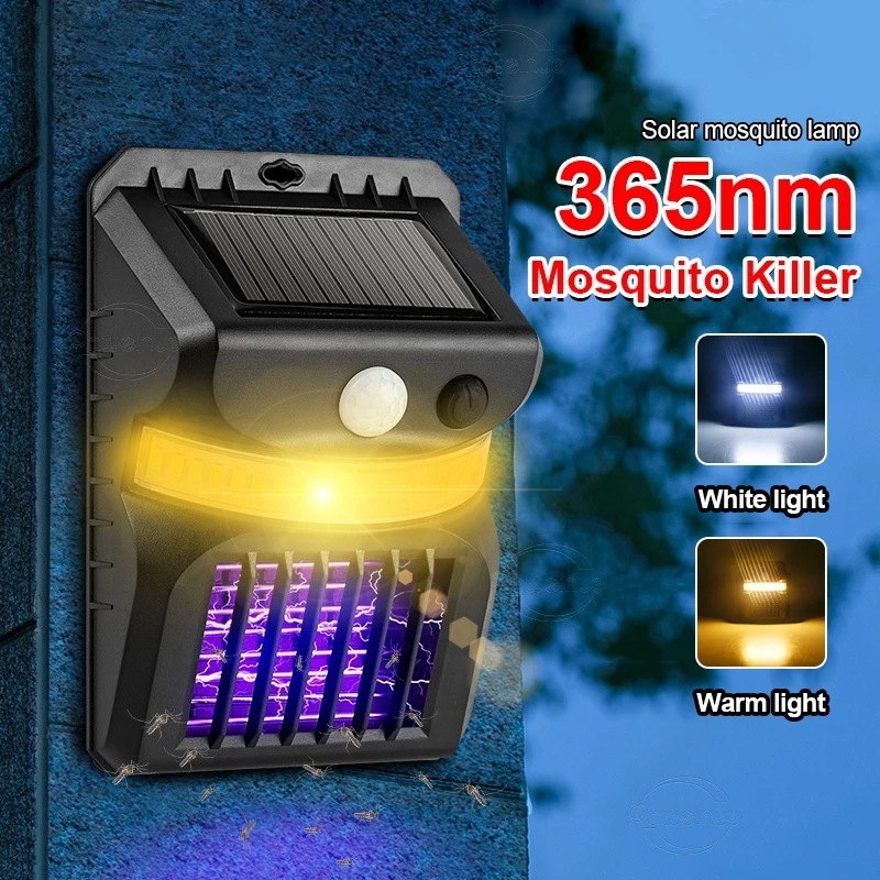 Solar Wall Lamp With Mosquito and Insect Zapper - Image 5
