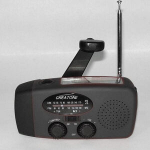 Solar Hand Crank Radio Flashlight – Power Anywhere, Anytime!