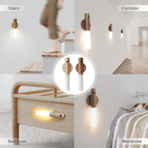 Magnetic Wood LED Night Light