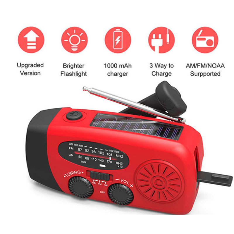 Solar Hand Crank Radio Flashlight – Power Anywhere, Anytime! - Image 3