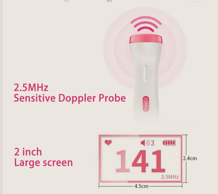 Home Fetal Sound & Heart Rate Detector during Pregnancy - Image 4