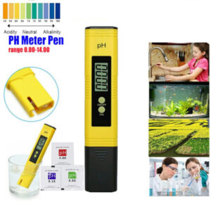 Digital pH Meter High-Precision Water Quality Tester (0-14 pH Range)