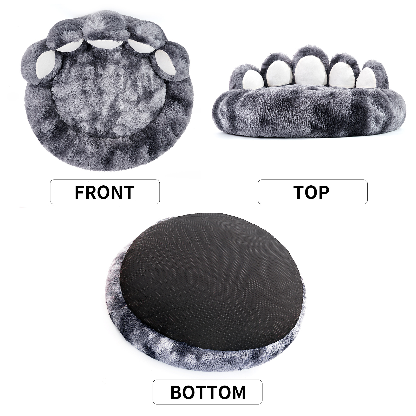 Cozy Bear Paw Pet Bed - Image 4
