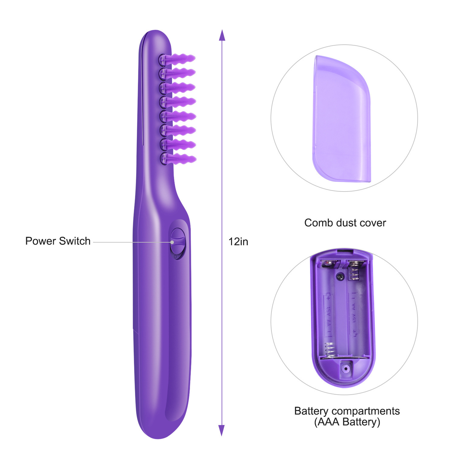Electric Detangling & Scalp Massage Brush - Image 4