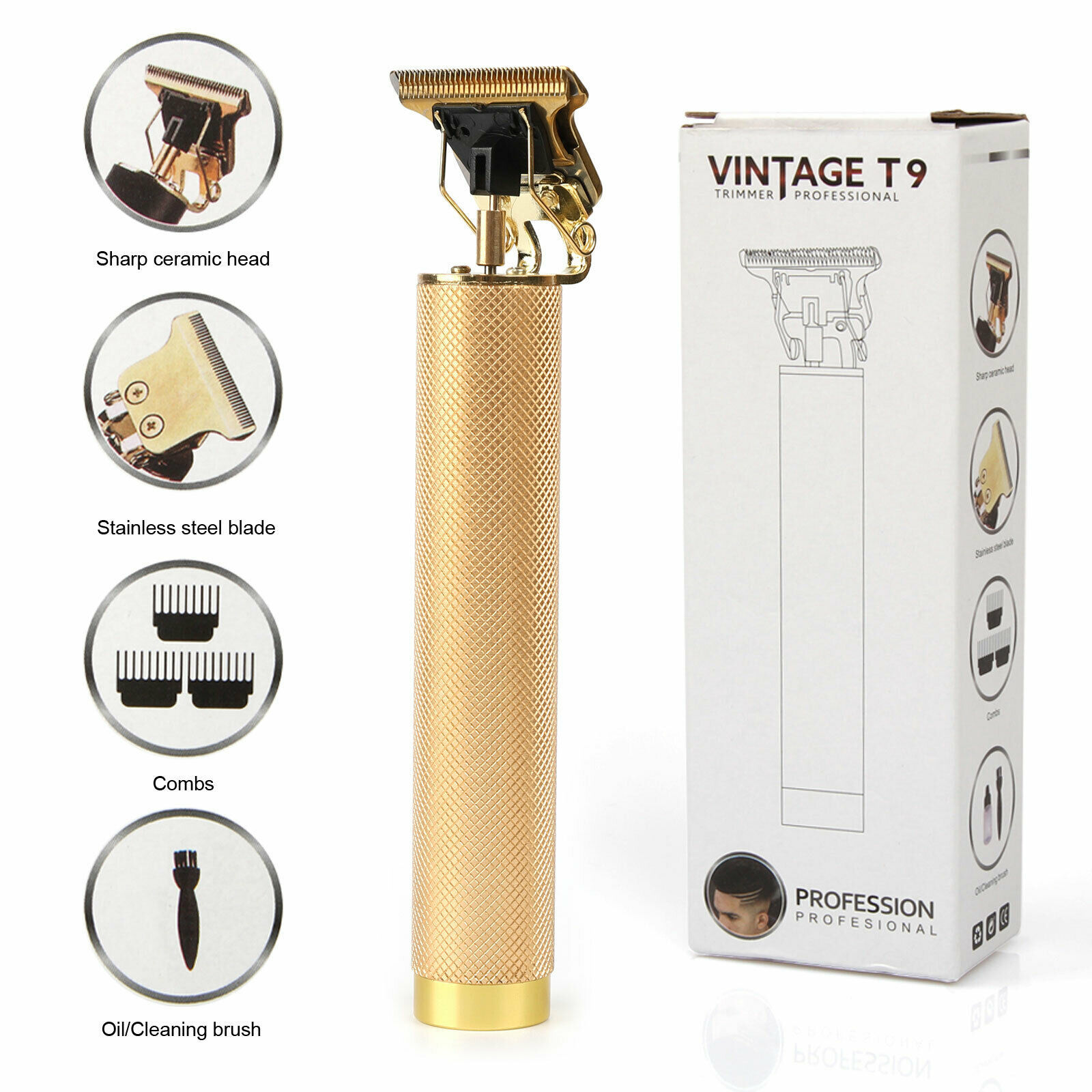 USB Rechargeable Precision Hair Clippers - Image 4