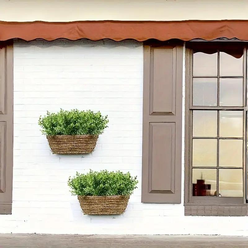 UV-Resistant Artificial Boxwood Shrub